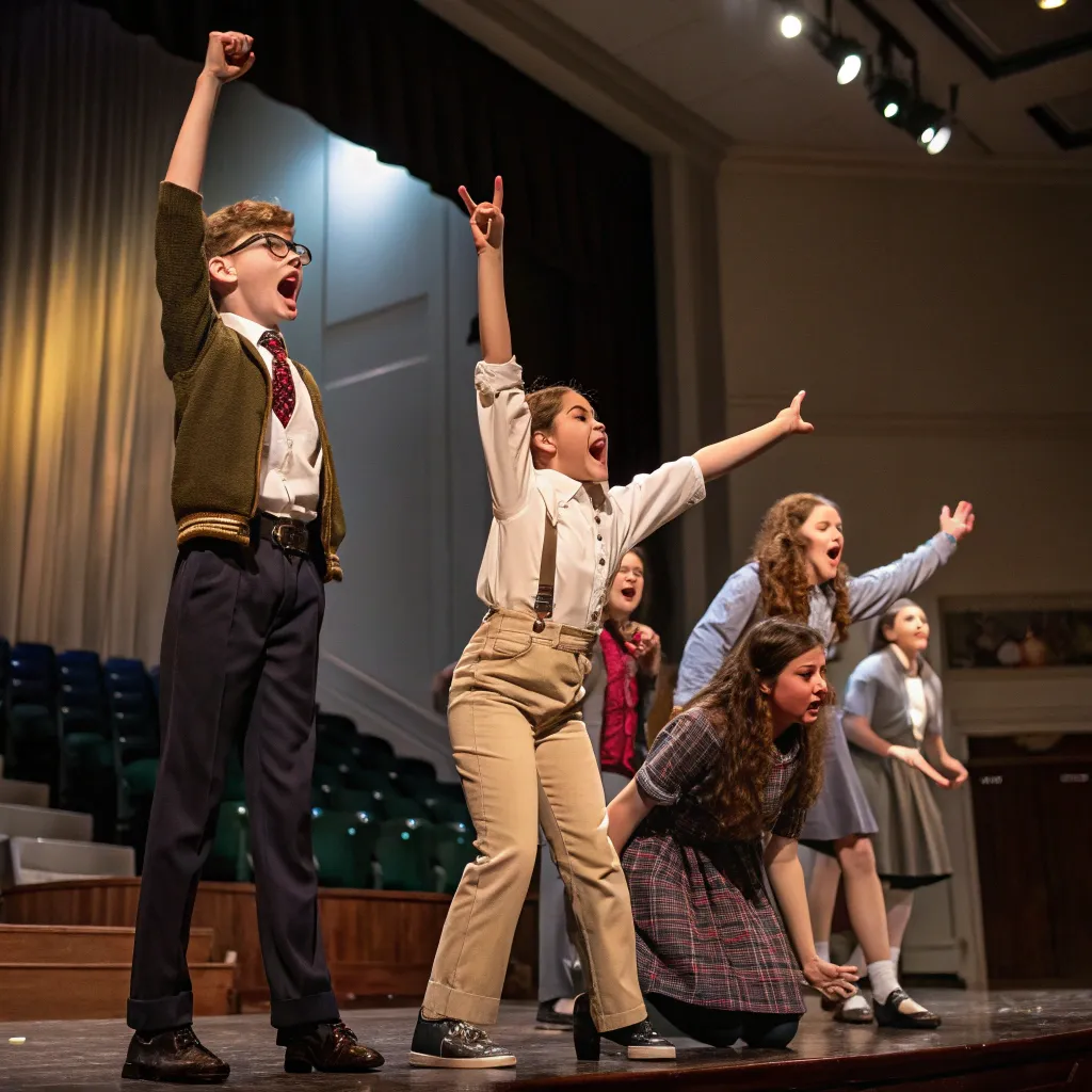 Acting School Offer with Students Performing