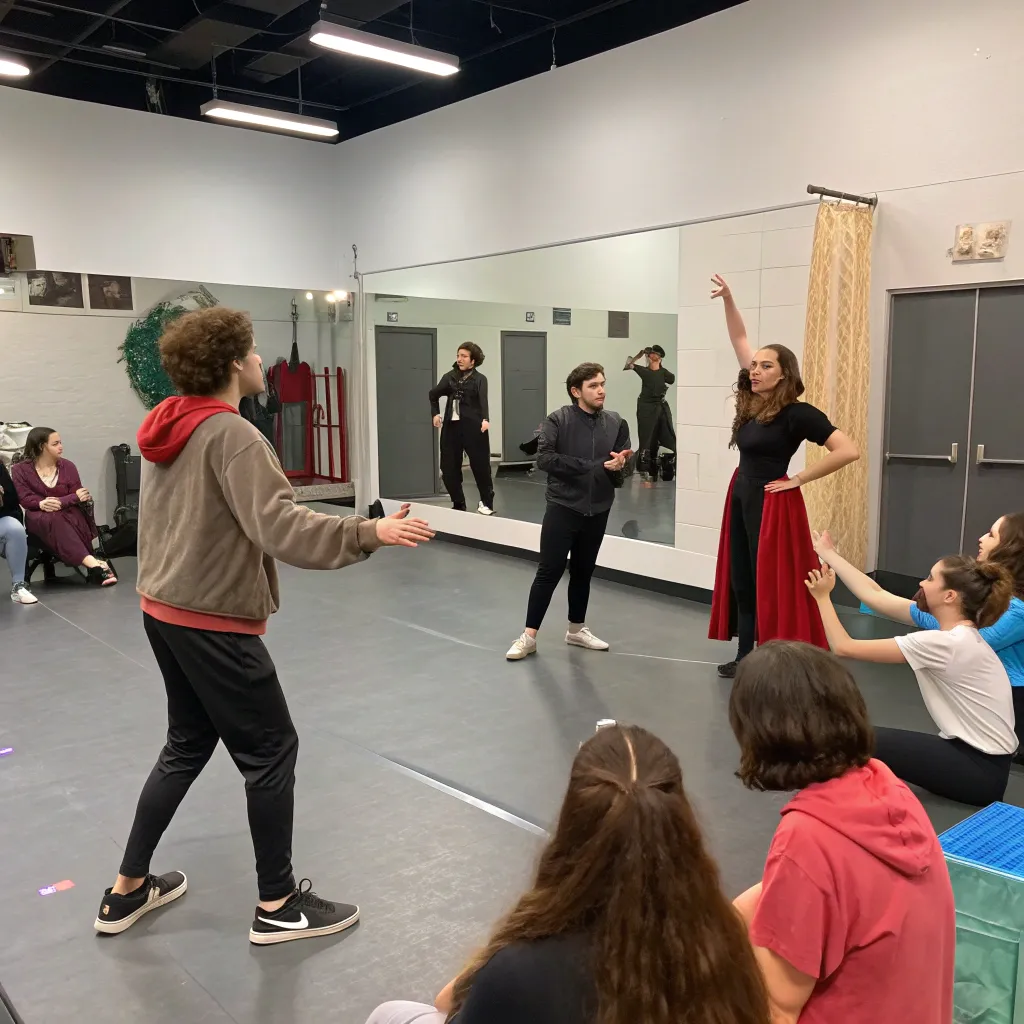 Improvisation workshop at acting school